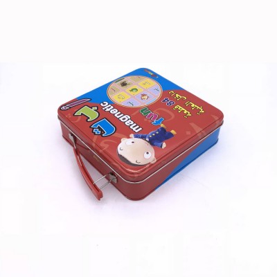 Square Metal Tin Box Custom Beautiful Tin Box