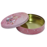 Big Metal Tin Boxes Packages For Cake Bake Round Tin Cans Food Storage