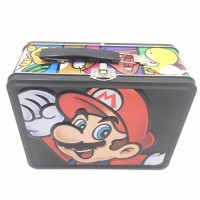 Manufacturer decorative Christmas rectangular shape metal tin lunch box