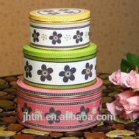 Large round tin case cookie/cake gift box