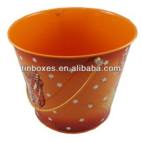 china wholesale supplier beautiful metal handle tin bucket cans